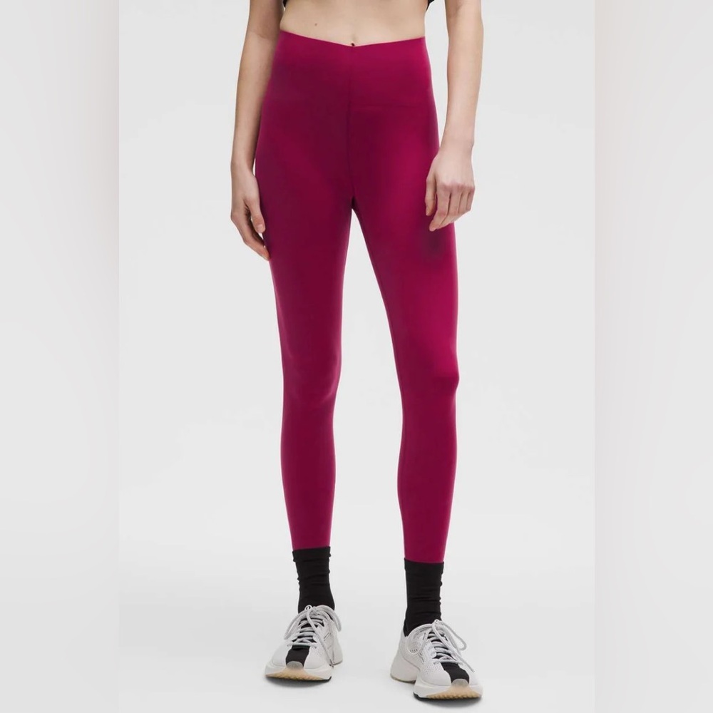 NWT Lululemon Glow Up Super-High-Rise Tight 25" Magenta Smoke sz 4